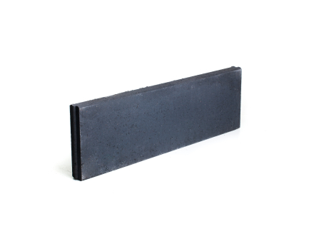 Zwarte betonboordsteen - 15, 20, 30, 40cm hoog