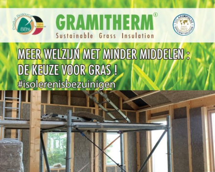 Gramitherm - Graswolisolatie - circulair - biobased - Sustainable Grass Insulation